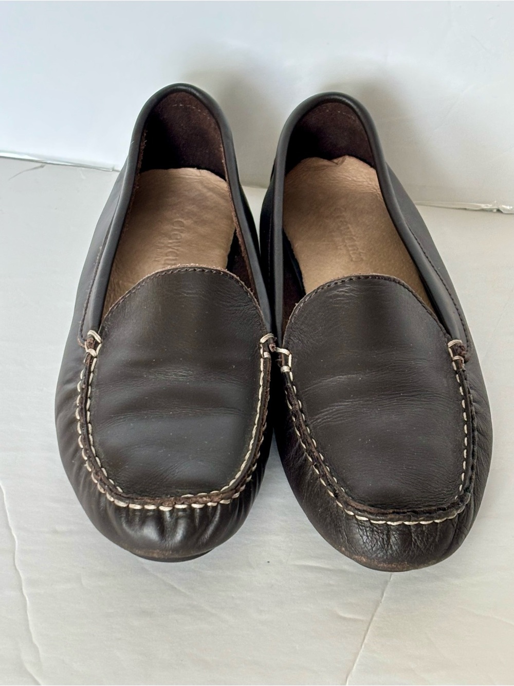 Crewcuts Brown Leather Slip-On Boy’s Loafers